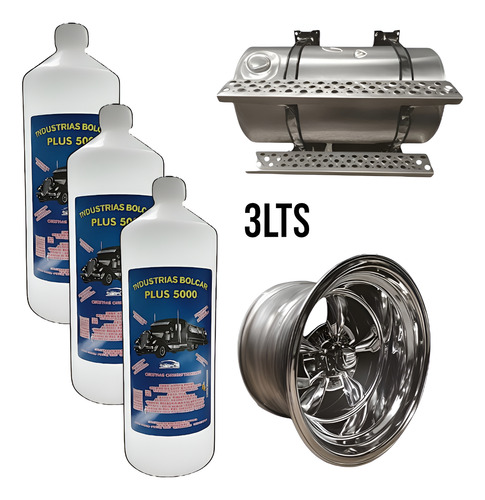 Pulimento Para Aluminio,cromo,metal Volcar Plus 5000 3lts