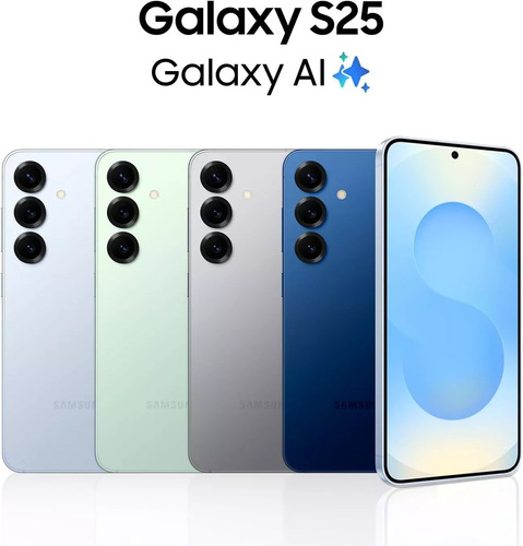 Samsung Galaxy S25 128 Gb 12 Gb Ram Azul Helado Desbloqueado