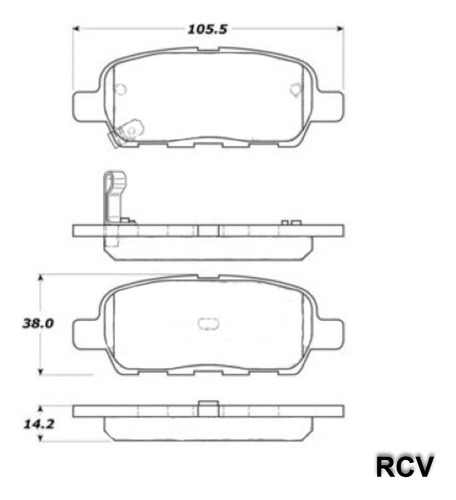 Balatas Disco  Trasera Para Infiniti Fx35   2012