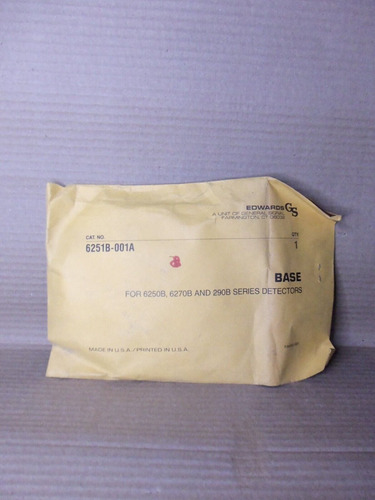 New Edwards 6251b-001a Fire Alarm Detector Base Lot Of 6 Eez