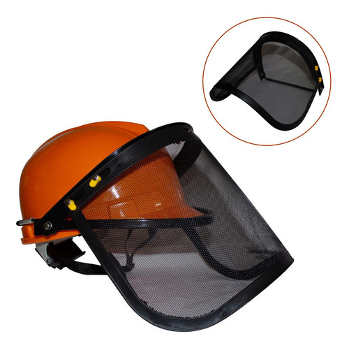 Máscara De Malla Forestal Protección Facial Visor De Malla