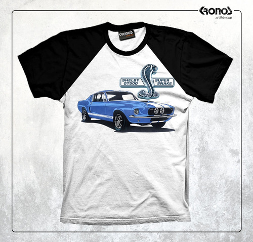 Remera Autos Mustang Gt 500 Shelby Cobra  Garage Motor