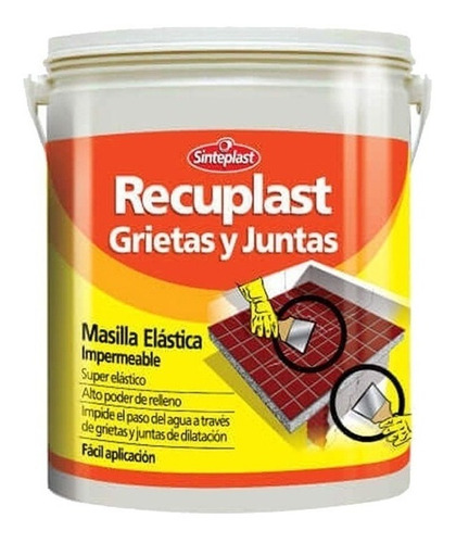 Recuplast Grietas Y Juntas Masilla Elástica X 5 Kg