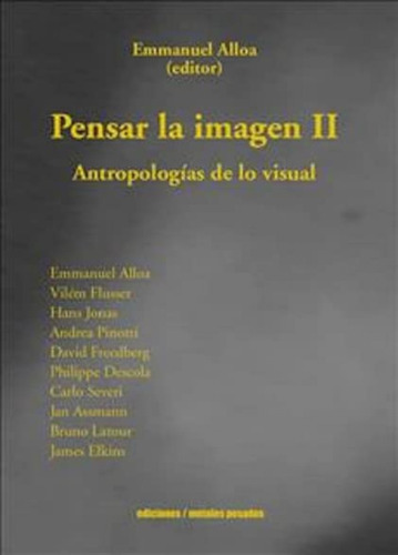 Libro Pensar La Imagen Ii