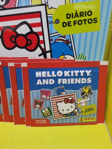 75 Figurinhas Hello Kitty And Friends, Panini = 15 Envelopes