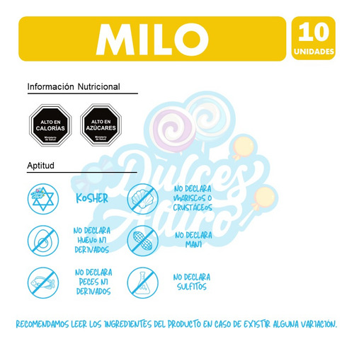 Cereal Milo Sabor Chocolate De Nestle (pack Con 10 Unidades)