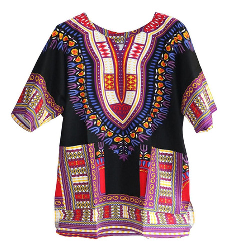 Camisa Dashiki Africana Para Hombres Y Mujeres, Ropa De