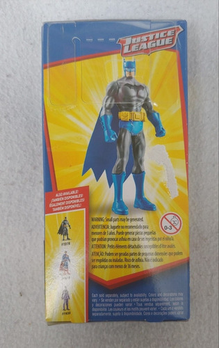 Batman Clasico 15cms Mattel Dc Comics Nuevo Jla