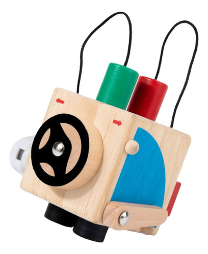 Brinquedos Sensoriais De Atividade De Madeira Ocupados,