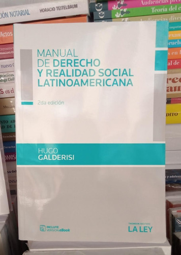 Manual De Derecho Realidad Social Latinoamericana Galderisi