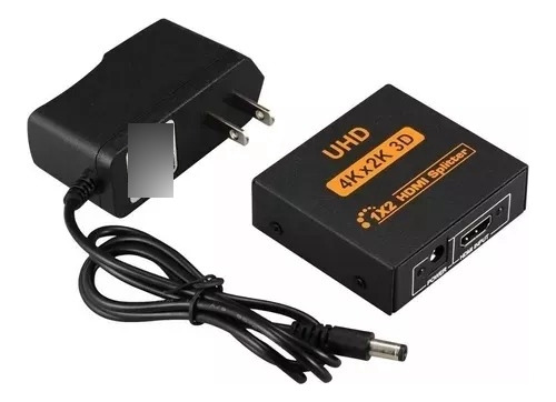 Amplificador De Video Hdmi  Splitter Uhd 1 X 2 De 4k X 2k 3d