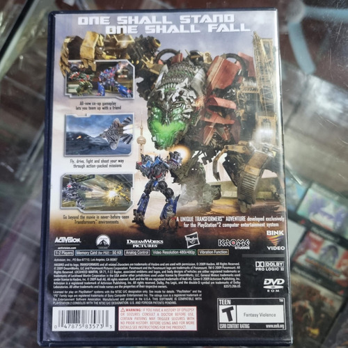 Transformers Revenge Of The Fallen Ps2 (Usado)