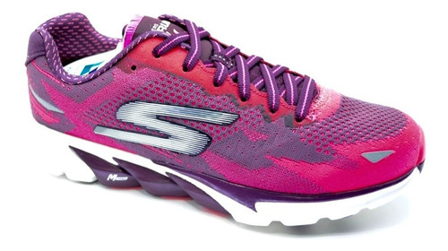 Zapatillas Skechers Running Go Run 4 W  Mujer Fucsia Coral