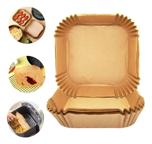 comprar Forma Quadrada Papel Descartavel Antiaderente Airfryer 100un