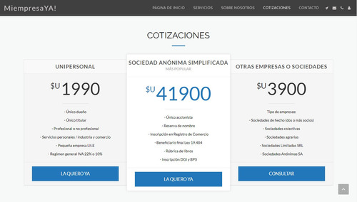 Imagen 5 de 10 de Gestor Mi Empresa Ya! Dgi Bps Sociedad Anónima Simplificada