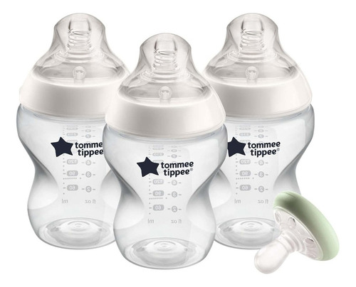 Biberón Tommee Tippee Closer 9oz 3pz + Chupón