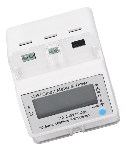 Medidor Eléctrico Smart Energy Din Rail, Pantalla Digital Wi