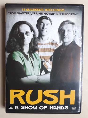 Dvd Rush A Show Of Hands - Original - Estado De Novo