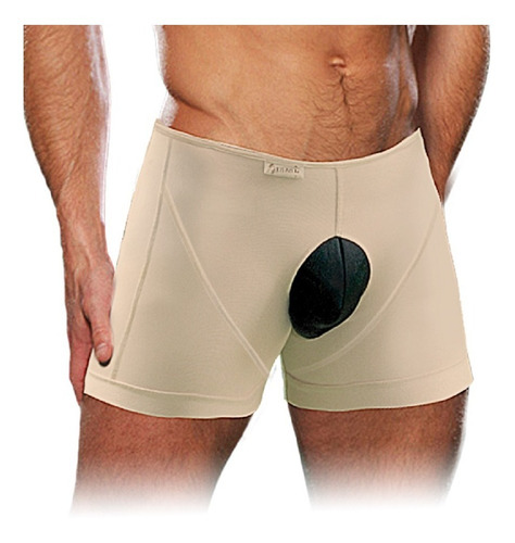 Short Inguinal Hombre Beige O Negro Marca Kisha