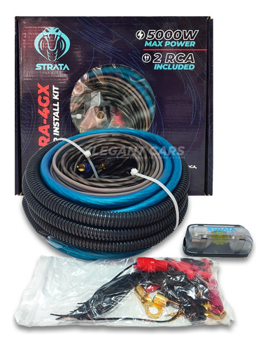 Kit De Cables Para Instalacion Amplificador N4 - Strata