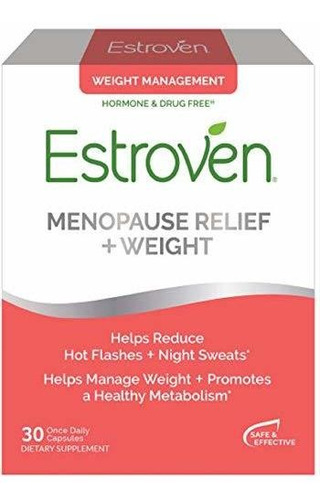 Estroven Menopause Relief + Weight Control Caps- 30 Unidades