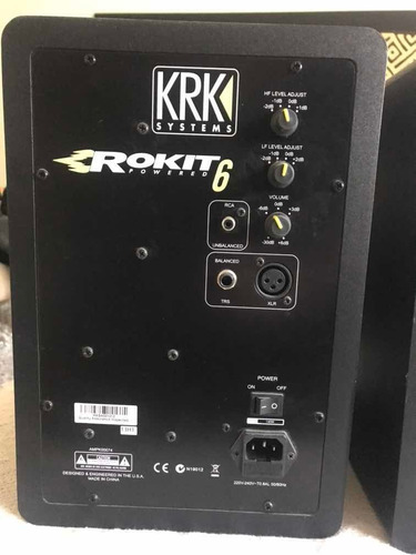 Monitores Krk Rokit6 G3 (par)-activo-entrega Ya!