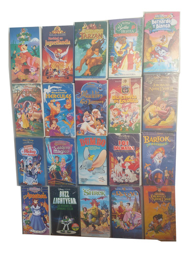 Películas 1 Vhs Disney Originales Animación Anime Hollywood