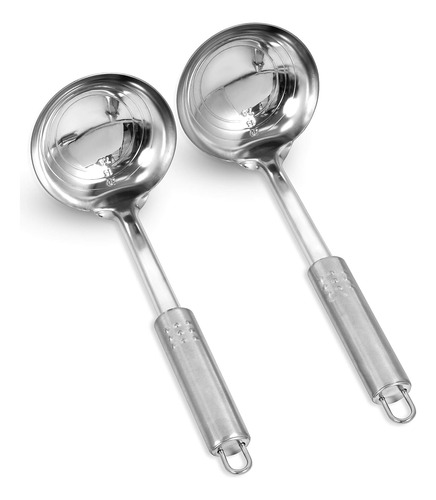 79311 Stainless Steel Soup Ladle, 2 Pack Bundle, Stainless S