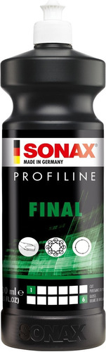 Sonax Paso Abrillantado-final Pulidor Manual Y A Máquina 1lt