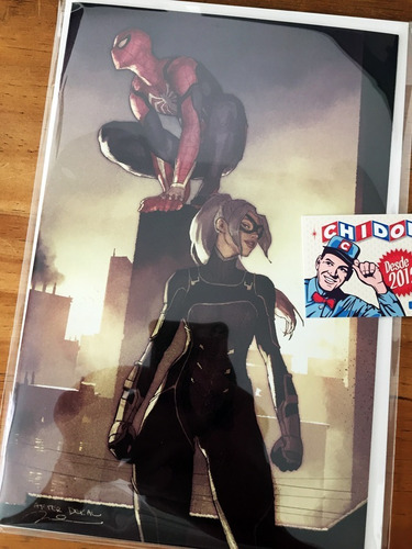 Comic - Spider-man City At War #1 Parel Virgin Black Cat
