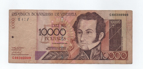 Venezuela 10000 Mil Bolivares 2002