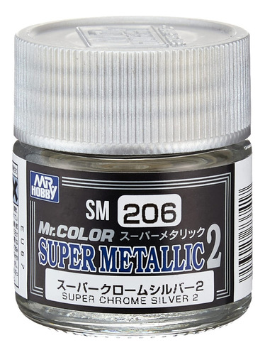 Mr Hobby Super Metallic Chrome Silver Sm206 Plata Cromada