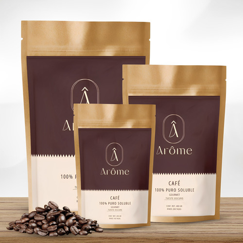 Café Soluble Gourmet Arome 100% Puro Tueste Oscuro 1 Kg