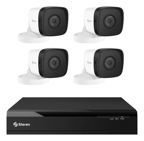 Kit De 4 Cámaras Análogas Steren Full Hd 1080p 2mp Dvr