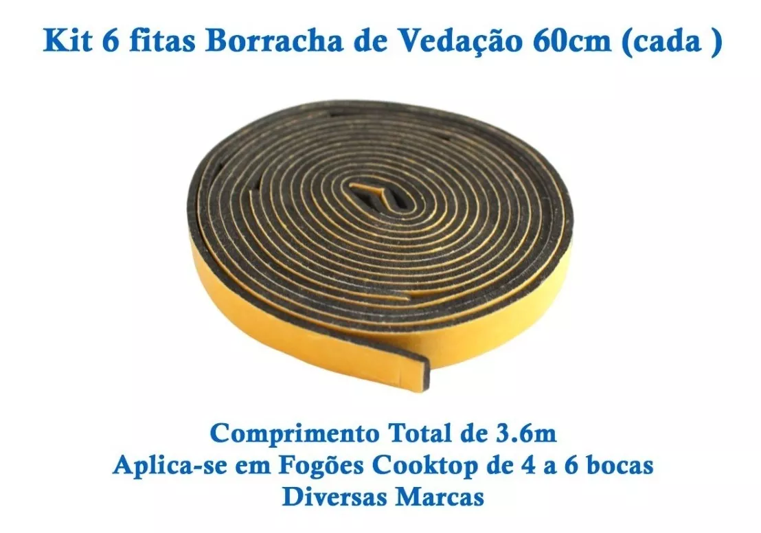 Segunda imagem para pesquisa de fita vedacao cooktop