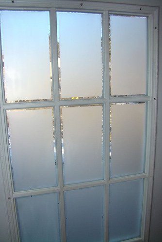 Imagen 9 de 10 de Vinilo Esmerilado Frosted Calandrado 122cm Ancho Vidrios!