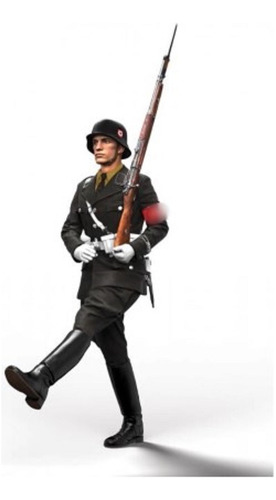 Figura Armable De Soldado Alemán Segunda Guerra, 1/16. Jp