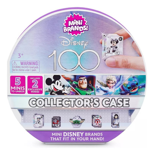 Mini Brands Coleccionador Disney 100 Platinum 5 Sorpresas 