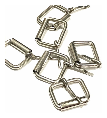 Hebilla Rolo 20mm X 100u. Ideal Para Collares De Mascotas.