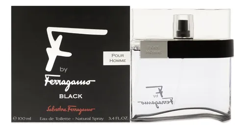 Perfume Salvatore Ferragamo F Black Para Hombre Edt En Aeros