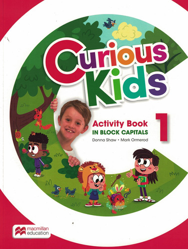 Curious Kids 1 - Activity Book + Block Capitals - Macmillan