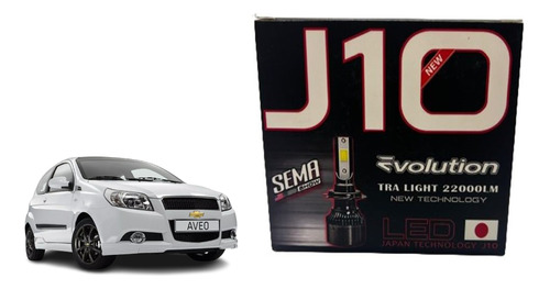 Luces Cree Led 22000lm J10 Chevrolet  Aveo X2 Tc