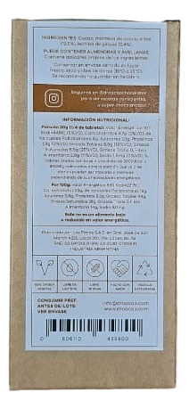 Chocolate Dr Cacao 80% Sin Azúcar-vegano-sin Tacc