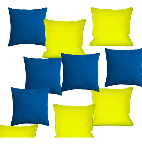 Kit 30 Capas D Almofada C/ Ziper Coloridas P/ Escola Creche
