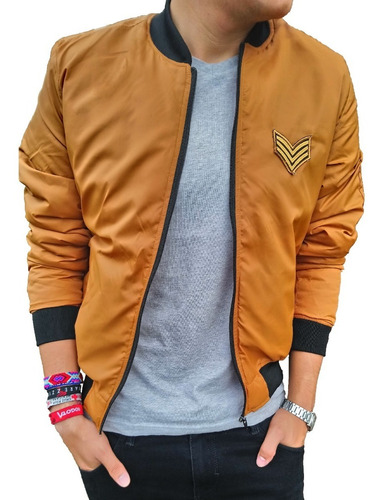 Chaqueta Chamarra Piloto O Bomber Impermeable Antifluido