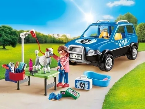 Playmobil City Life Coche Lavanderia Perros 9278