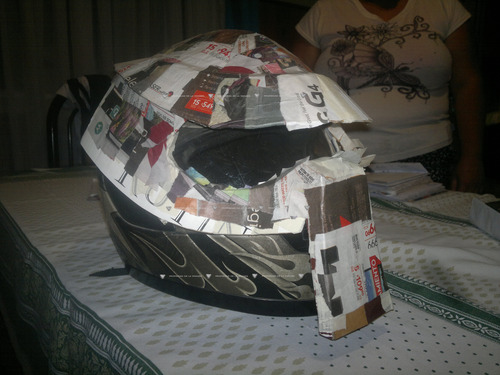 Casco Depredador Moto (x4) (leer) Papercraft (x Mail)