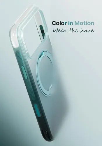Capa Torras Ostand O3 Air Para iPhone 17 Pro Azul Azul Sólido