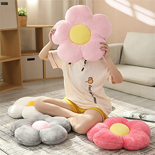 Almohada Wyike Con Forma De Flor De Felpa, Almohada De Suelo