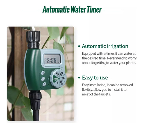 Controlador De Riego Automático Con Temporizador De Riego